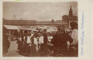 1914 Zilah, Zalau; piac, Stern Lajos üzlete, könyvnyomda / market, shops, printing house. photo (EK)