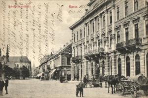 Kassa, Kosice; Schalkház szálloda, üzletek. László Béla kiadása / hotel, shops (EK)