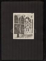 Lajos Ferenc: Ady: Sírni, sírni, sírni. Lajos Ferenc 12 rajza. [Bp.], [1939], Szépmíves Műhely. Sérü...