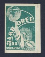 1933 Jamboree levélzáró
