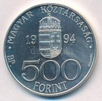 1994. 500Ft Ag "Integráció az EU-ba / Halászbástya" tanúsítvánnyal T:BU