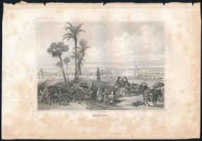 cca 1840 Marokkó + Sába 2 db acélmetszet / Marocco, Shaba etchings. Page size: 23x15 cm