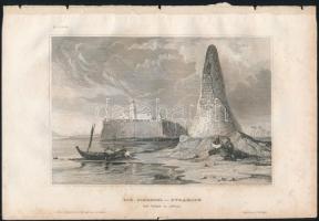 cca 1840 Marokkó + Sába 2 db acélmetszet / Marocco, Shaba etchings. Page size: 23x15 cm