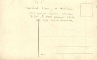 Az aknára futott SM U-5 Holland-típusú osztrák-magyar tengeralattjáró a javító dokkban / K.u.K. Krie...