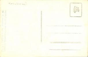 Kecskemét őrnaszád (monitor) őrjárat közben legénységgel a fedélzeten. Dunai Flottilla /  Donau Flot...