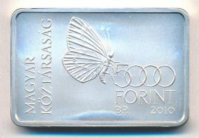 2010. 5000Ft Ag "Őrségi Nemzeti Park" tanúsítvánnyal (2xklf) T:PP,BU