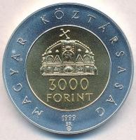 1999. 3000Ft Ag "Az államalapítás 1000. évfordulója" T:BU Adamo EM160