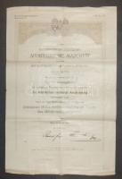 1918 Adományozólevél