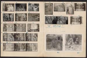 1941 Nagy Sándor (1869-1950) festőművész pesterzsébeti templom számára készített freskóiról készült ...