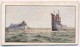 HMS E4 British Royal Navy submarine. Built and entirely fitted out by Vickers at Barrow-in-Furness +...