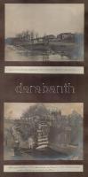 1914 A DDSG EP70 hajója Szendrőnél, más vizi objektumokkal, A szerbek az I. világháború kitörésekor ...