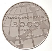 2013. 3000Ft Ag "FIFA Világbajnokság Brazília 2014" tanúsítvánnyal T:PP