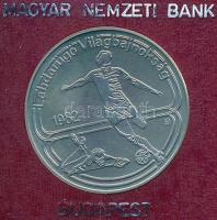 1982. 100Ft Cu-Ni "Labdarúgó Világbajnokság 1982" eredeti MNB tokban tanúsítvánnyal + 1983...