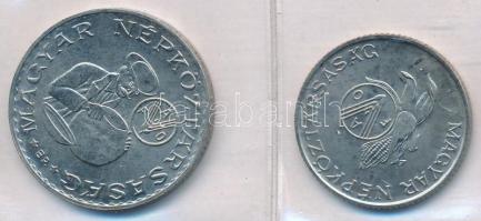 1982. 100Ft Cu-Ni "Labdarúgó Világbajnokság 1982" eredeti MNB tokban tanúsítvánnyal + 1983...