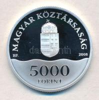 2008. 5000Ft Ag "Pekingi olimpia" tanúsítvánnyal T:PP