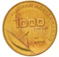 2002. 1000Ft "Üzenet" szétcsavarható, tanúsítvánnyal T:1,1- patina
Adamo EM182