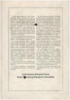 Budapest 1940. "Győr-Sopron-Ebenfurti Vasut" élvezeti jogosítványa 40 német birodalmi márk...