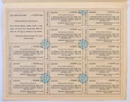 Budapest 1903. "Tőketerebes-Gálszécs-Varannói helyi érdekű vasút Részvény-Társaság" részvé...