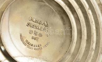 Ezüst (Ag.) gyertyatartó, súlyozott, jelzett (Gorham Sterling), bruttó: 34,1 g