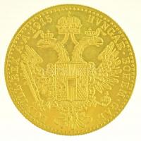 Ausztria 1915. Dukát Au "Ferenc József" utánveret (3,47g/0.986) T:1-
Austria 1915. 1 Duca...