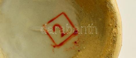 Kínai váza. Kézzel festett, jelzett. hibátlan. / Chinese porcelain vase 25 cm