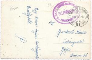 1940 Erdélyi bevonulás, Ünneplő tömeg feldíszített autóval. Eredeti fotó felvétel / entry of thew Hu...