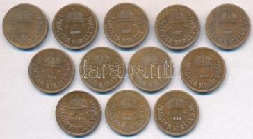 1926-1939. 2f Br (12xklf) T:1-,2,2-