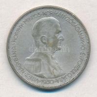 1930. 5P Ag "Horthy jobbra" T:2-,3 Adamo P8