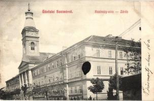 Szatmárnémeti, Satu Mare; Kazinczy utca, zárda / street, nunnery (EK)