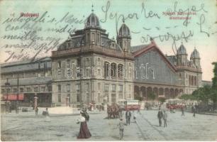 Budapest VI. Nyugati pályaudvar, villamosok (EK)