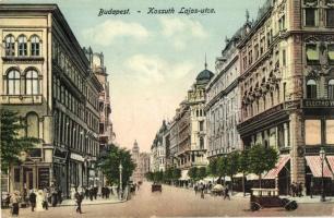 Budapest - 14 db régi városképes lap, közte egy 8-részes kihajtható panorámalap / 14 pre-1945 town-view postcards, among them one 8-tiled foldable panoramacard