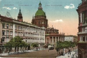 Budapest - 14 db régi városképes lap, közte egy 8-részes kihajtható panorámalap / 14 pre-1945 town-v...