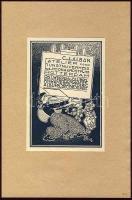 Linómetszetek gyűjteménye: 14 db külföldi (csehszlovák, lengyel, holland) sok szignálva