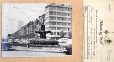 Vegyes érdekes papírrégiség tétel (tartalmaz többek között apró nyomtatványokat, iratokat, kártyanap...