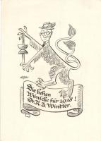 Hagyaték tétel: 37db vegyes külföldi rézkarc, metszet, különféle nyomatok, sok a tervező szignójával...