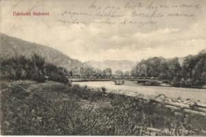 Rahó, Rakhiv; híd a folyón / bridge (EK)