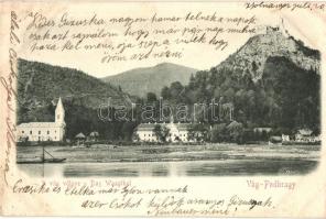 Vágbeszterce, Vágváralja, Povazská Bystrica; kastély, templom / castle, church (EK)