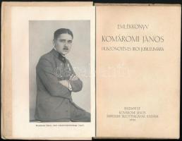 Emlékkönyv Komáromi János huszonötéves írói jublieumára. Bp., 1933, Komáromi János Jubileumi Bizotts...