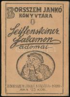 Seiffensteiner Salamon adomái. Borsszem Jankó könyvtára 1. h.n, (1989), Várkonyi Mihály Stúdió I. Kft. Kiadói papírkötés. Reprint.