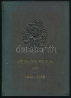Athenaeum Nyomda 1868. 1948-1958. Bp.,1958, Athenaeum. Kiadói egészvászon-kötés. Készült 3500 példányban.