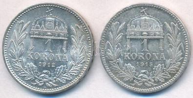 1912KB-1915KB 1K Ag "Ferenc József" (2x) T:1-
Adamo K5.1