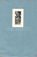 Nagy hagyaték tétel: 64db vegyes magyar rézkarc, metszet, ex libris, különféle nyomatok, sok a terve...