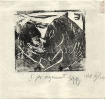 Nagy hagyaték tétel: 64db vegyes magyar rézkarc, metszet, ex libris, különféle nyomatok, sok a terve...