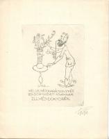 Nagy hagyaték tétel: 64db vegyes magyar rézkarc, metszet, ex libris, különféle nyomatok, sok a terve...