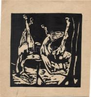 Nagy hagyaték tétel: 64db vegyes magyar rézkarc, metszet, ex libris, különféle nyomatok, sok a terve...