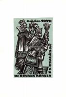 Nagy hagyaték tétel: 64db vegyes magyar rézkarc, metszet, ex libris, különféle nyomatok, sok a terve...