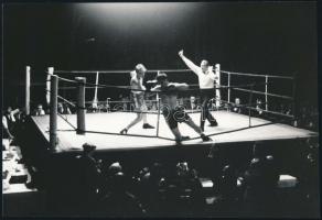 cca 1960 Öklözők, 3 db fotó, 15x22 cm