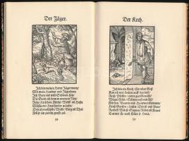 Jost Amman, Hans Sachs: Das Ständebuch. Insel-Bücherei Nr. 133. Leipzig, é.n., Insel-Verlag. Kiadói ...
