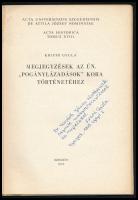 Kristó Gyula: Megjegyzések az ún. "pogánylázadások" kora történetéhez. Szeged, 1965, Józse...