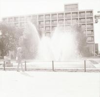 cca 1970 Kecskeméti városképek, életképek, 26 db vintage papírkép és negatív, 6x6 cm és 9x12 cm